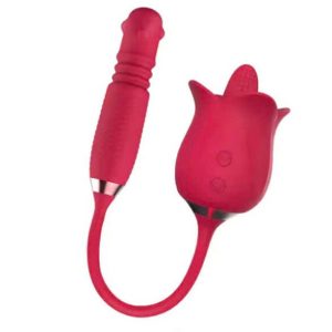 SEXTOY 2 ĐẦU LIẾM THỤT XOAY SẠC PIN ( TẶNG KÈM GEL TRƠN )